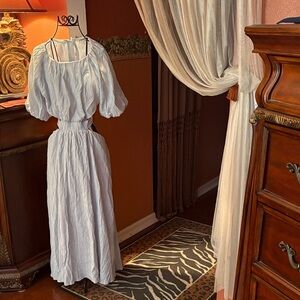 HYFVE White Backless Women's Dress